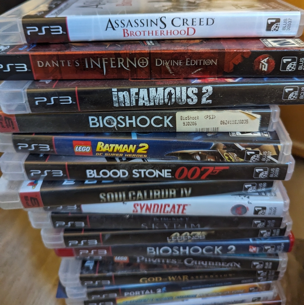PS3 games lot of 22